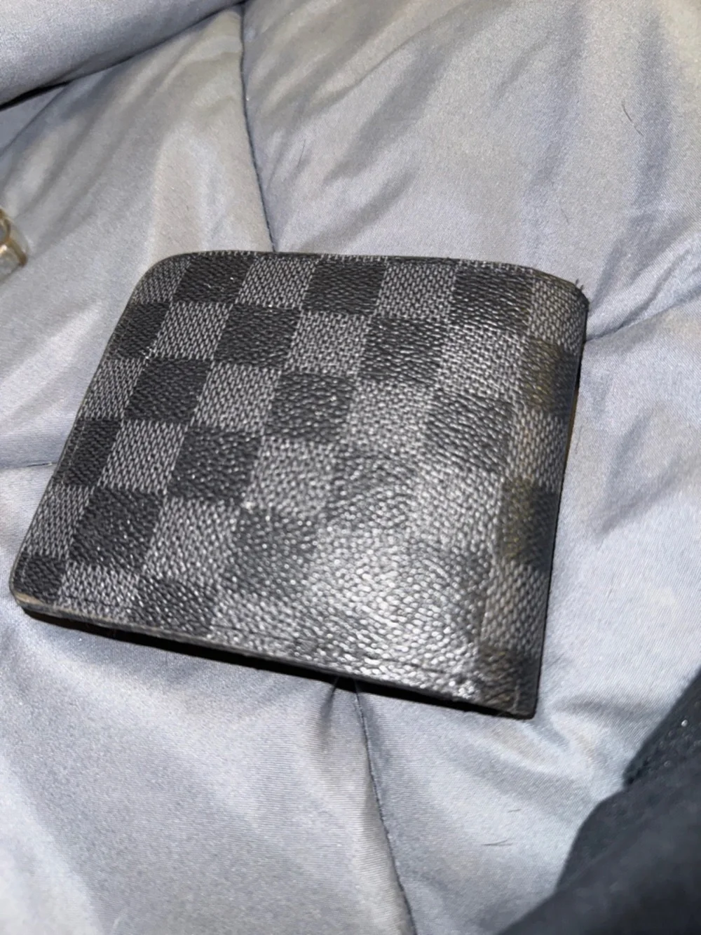 Louis Vuitton Damier Graphite Black & Gray Bi-Fold Card Holder